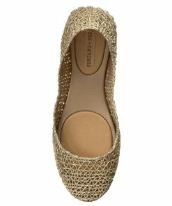 Flats MELISSA - Campana Papel VII Ad 31512 Gold Glitter 50712 -shoes guess-shop 0000197760664 melissa 31512 gold glitter ap 005