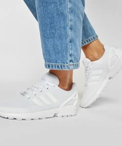 Shoes Adidas - Zx Flux K S81421 Ftwwht/Ftwwht/Ftwwht -shoes guess-shop 0000198535575