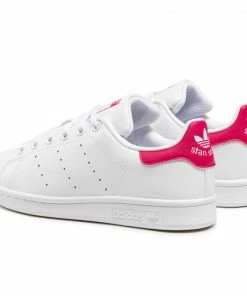 Footwear Adidas - Stan Smith J B32703 Ftwwht/Ftwwht/Bopink -shoes guess-shop 0000198611415 04 pl