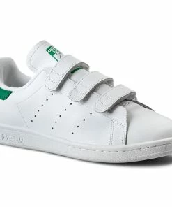 Shoes Adidas - Stan Smith CF S75187 Ftwwht/Ftwwht/Green