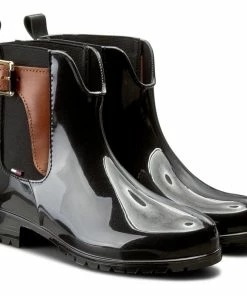 Wellingtons TOMMY HILFIGER - Oxley 2Z2 FW56822108 Black/Winter Cognac 990 -shoes guess-shop 0000199050367 tommy fw56822108 black winter cognac pl 02