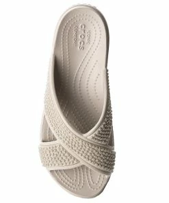 Slides CROCS - Crocssloane Embellished Xstrap 204084 Platinum -shoes guess-shop 0000200282879 04 ws