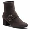 Boots SAGAN - 3245 Szary Welur