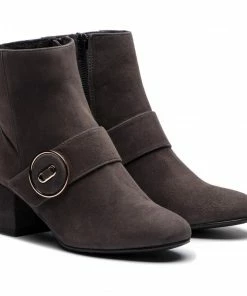 Boots SAGAN - 3245 Szary Welur -shoes guess-shop 0000200758367 02 ab