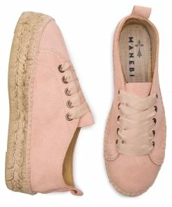 Espadrilles MANEBI - Sneakers D W 1.4 E0 Pastel Rose Suede -shoes guess-shop 0000200828343 07 mf