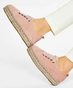 Espadrilles MANEBI - Sneakers D W 1.4 E0 Pastel Rose Suede -shoes guess-shop 0000200828343 1