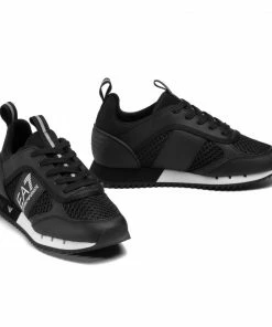 Trainers EA7 EMPORIO ARMANI - X8X027 XK050 A120 Black/White -shoes guess-shop 0000200876450 05 ts