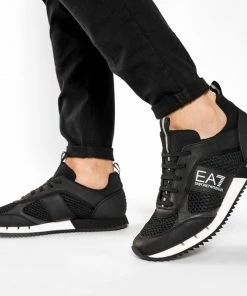 Trainers EA7 EMPORIO ARMANI - X8X027 XK050 A120 Black/White -shoes guess-shop 0000200876450 1