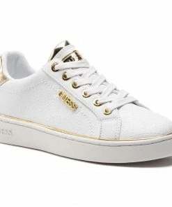Trainers GUESS - Beckie/Active Lady/Leather Lik FL5BEK FAL12 WHITE