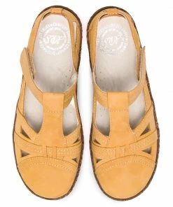 Shoes WALDI - 0711 Żółty Nubuk -shoes guess-shop 0000201228050 04 mn