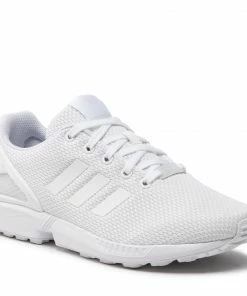 Shoes Adidas - Zx Flux K S81421 Ftwwht/Ftwwht/Ftwwht