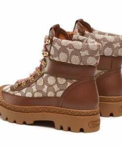 Ankle Boots Coach - Talia Jacquard CE314 Coco/Maple -shoes guess-shop ankle boots coach talia jacquard ce314 coco maple 2