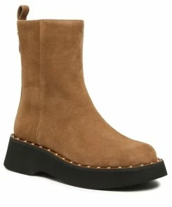Ankle Boots Coach - Vanesa Suede CE315 Coconut
