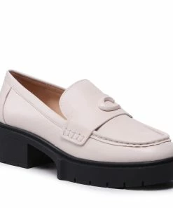 Loafers Coach - Leah Loafer CB990 Chalk
