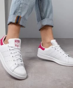 Footwear Adidas - Stan Smith J B32703 Ftwwht/Ftwwht/Bopink -shoes guess-shop s0000198611415 7