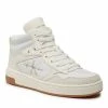 Trainers Calvin Klein Jeans - Basket Cupsole Mid Leather YW0YW00877 Ivory/Bright White 02X