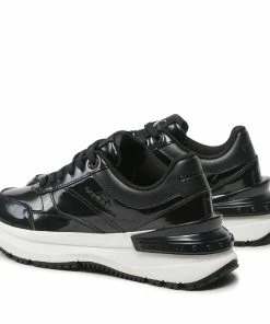 Trainers Calvin Klein Jeans - Chunky Sneaker Glossy Patent YW0YW00889 Black BDS -shoes guess-shop trainers calvin klein jeans chunky sneaker glossy patent yw0yw00889 black bds 2