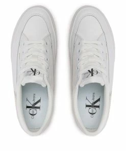 Trainers Calvin Klein Jeans - Vulc Flatf Low Cut Mix Material YW0YW00864 White YBR -shoes guess-shop trainers calvin klein jeans vulc flatf low cut mix material yw0yw00864 white ybr 4