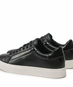 Trainers Calvin Klein - Logo Cupsole Lace Up HW0HW01353 Ck Black BEH -shoes guess-shop trainers calvin klein logo cupsole lace up hw0hw01353 ck black beh 2