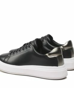 Trainers Calvin Klein - Raised Cupsole Lace Up HW0HW01517 Ck Black BEH -shoes guess-shop trainers calvin klein raised cupsole lace up hw0hw01517 ck black beh 2