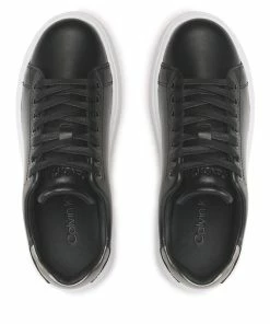 Trainers Calvin Klein - Raised Cupsole Lace Up HW0HW01517 Ck Black BEH -shoes guess-shop trainers calvin klein raised cupsole lace up hw0hw01517 ck black beh 4