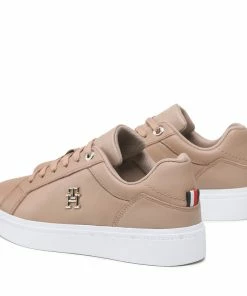 Trainers Tommy Hilfiger - Court Sneaker FW0FW06854 Oat Milk GUP -shoes guess-shop trainers tommy hilfiger court sneaker fw0fw06854 oat milk gup 2