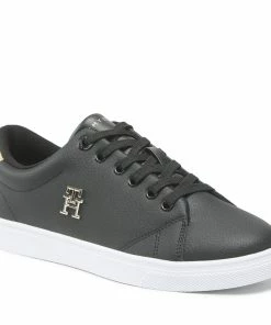 Trainers Tommy Hilfiger - Essential Th Gold Sneaker FW0FW07043 Black BDS